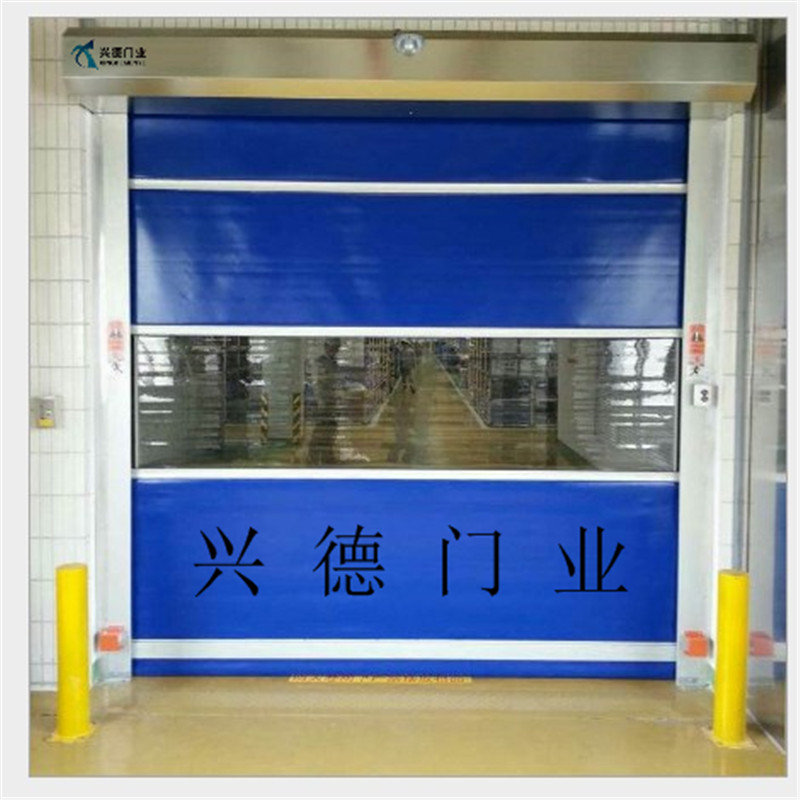 興德門眾多企業(yè)廠房選擇，只因快硬質(zhì)快速門的人性化