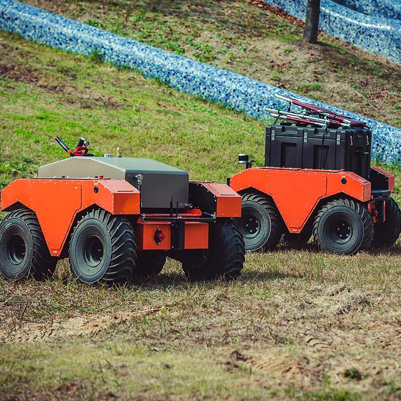 水陸兩棲無人越野平臺(水陸兩棲應急救援全地形多功能機器人)